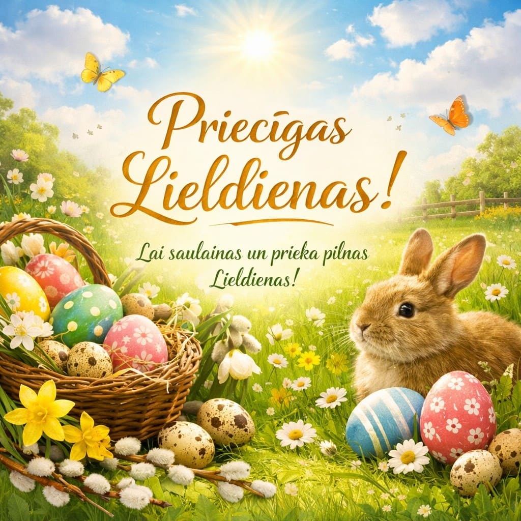 Priecīgas Lieldienas!