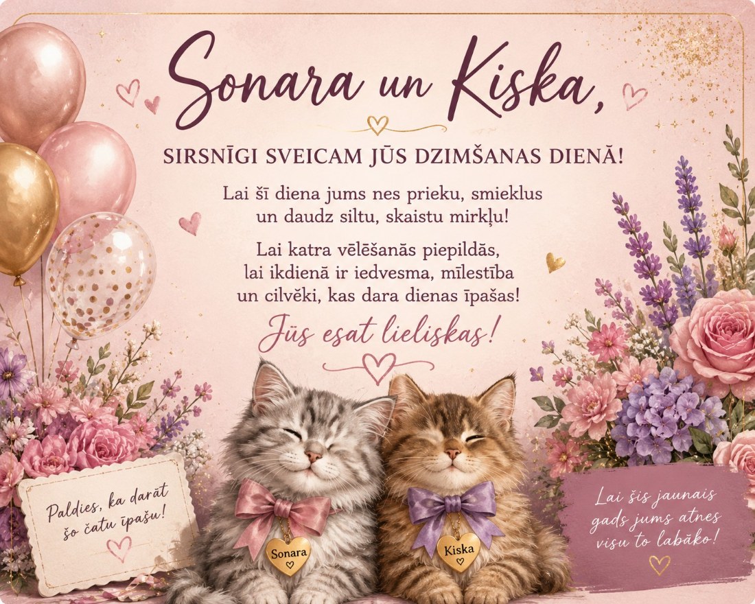 Sveicam Sonaru un Kisku! 