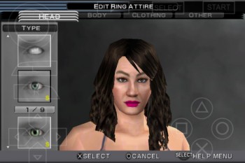 Mana Nia Jax CAW formula priekš Smackdown vs Raw 2011 uz PSP