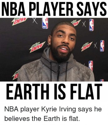 NBA spēlētāji kuri domā ka Zeme ir plakana